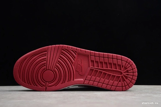  Jordan Mid 1 Bred 554724-066 Toe Air 554724-066 0901
